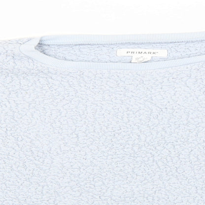 Primark Womens Blue Round Neck  Polyester Pullover Jumper Size 12