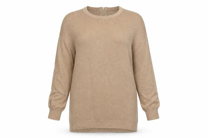 Womens UK Size 10 Atmosphere Brown Pullover Jumper