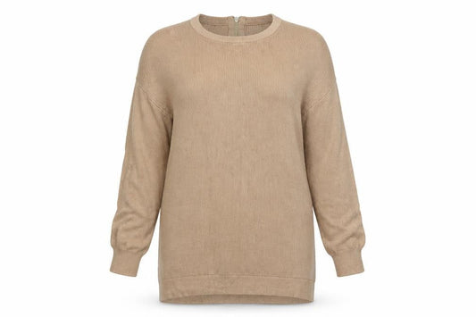 Womens UK Size 10 Atmosphere Brown Pullover Jumper