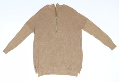 Womens UK Size 10 Atmosphere Brown Pullover Jumper