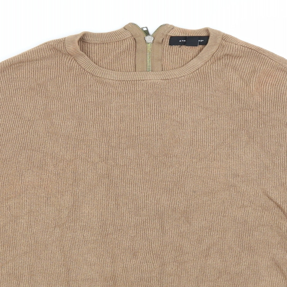 Womens UK Size 10 Atmosphere Brown Pullover Jumper