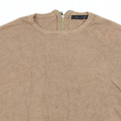 Womens UK Size 10 Atmosphere Brown Pullover Jumper