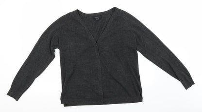Womens UK Size 14 Atmosphere Grey Cardigan Jumper