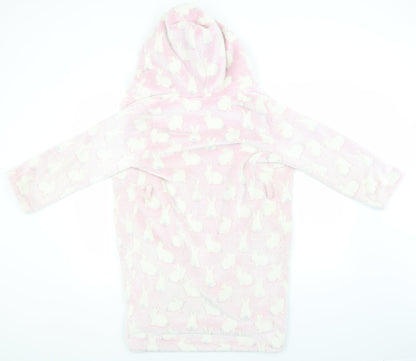 Blue Zoo Girls Pink Animal Print Polyester Top Gown Size 9-10 Years   - Bunnies