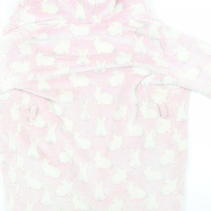 Blue Zoo Girls Pink Animal Print Polyester Top Gown Size 9-10 Years   - Bunnies