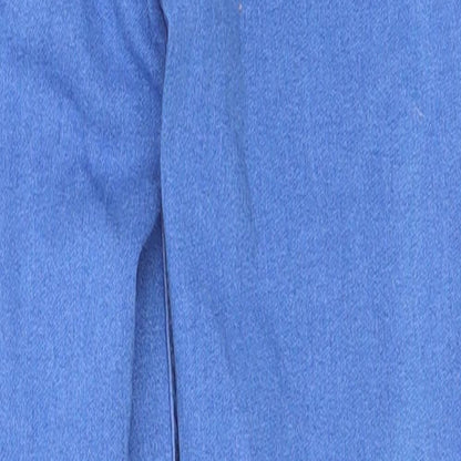 Lipsy Girls Blue  Cotton Straight Jeans Size 11 Years  Regular