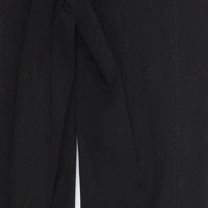 Womens UK Size 28 in Preworn Regular Fit Straight Black Jeans