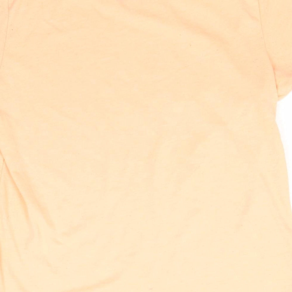 Primark Girls Orange  Polyester Basic T-Shirt Size 7-8 Years Round Neck  - Long Beach, California