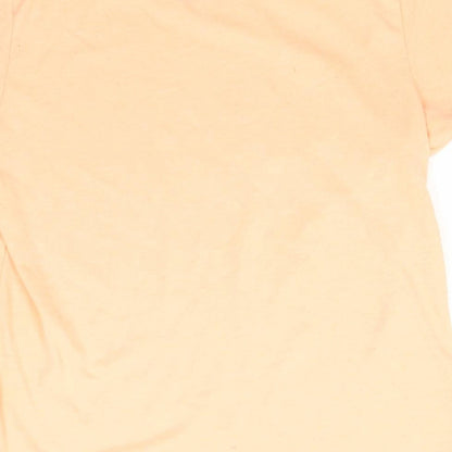 Primark Girls Orange  Polyester Basic T-Shirt Size 7-8 Years Round Neck  - Long Beach, California