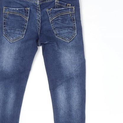 SMALL GANG Boys Blue  Cotton  Jeans Size 18 Months