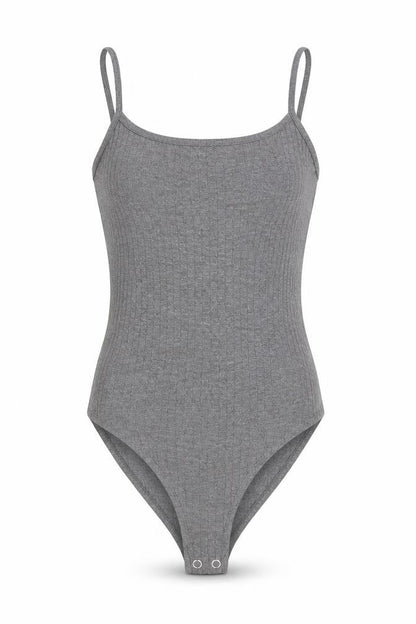 Womens UK Size 4 Primark One-Piece Grey Bodysuit