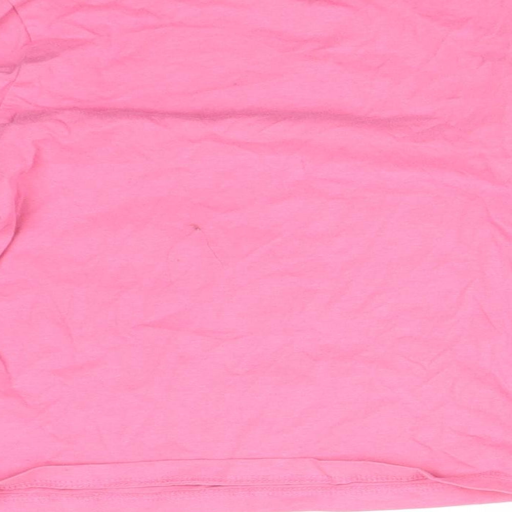 PEP&CO Girls Pink Solid Cotton  Pyjama Top Size 3-4 Years   - HEDGEHOG. JUST HIBERNATING