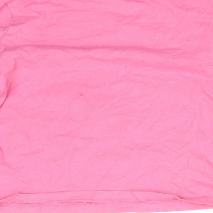 PEP&CO Girls Pink Solid Cotton  Pyjama Top Size 3-4 Years   - HEDGEHOG. JUST HIBERNATING