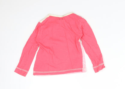 Disney Girls Pink  Cotton Basic T-Shirt Size 2-3 Years Round Neck  - THE LION KING