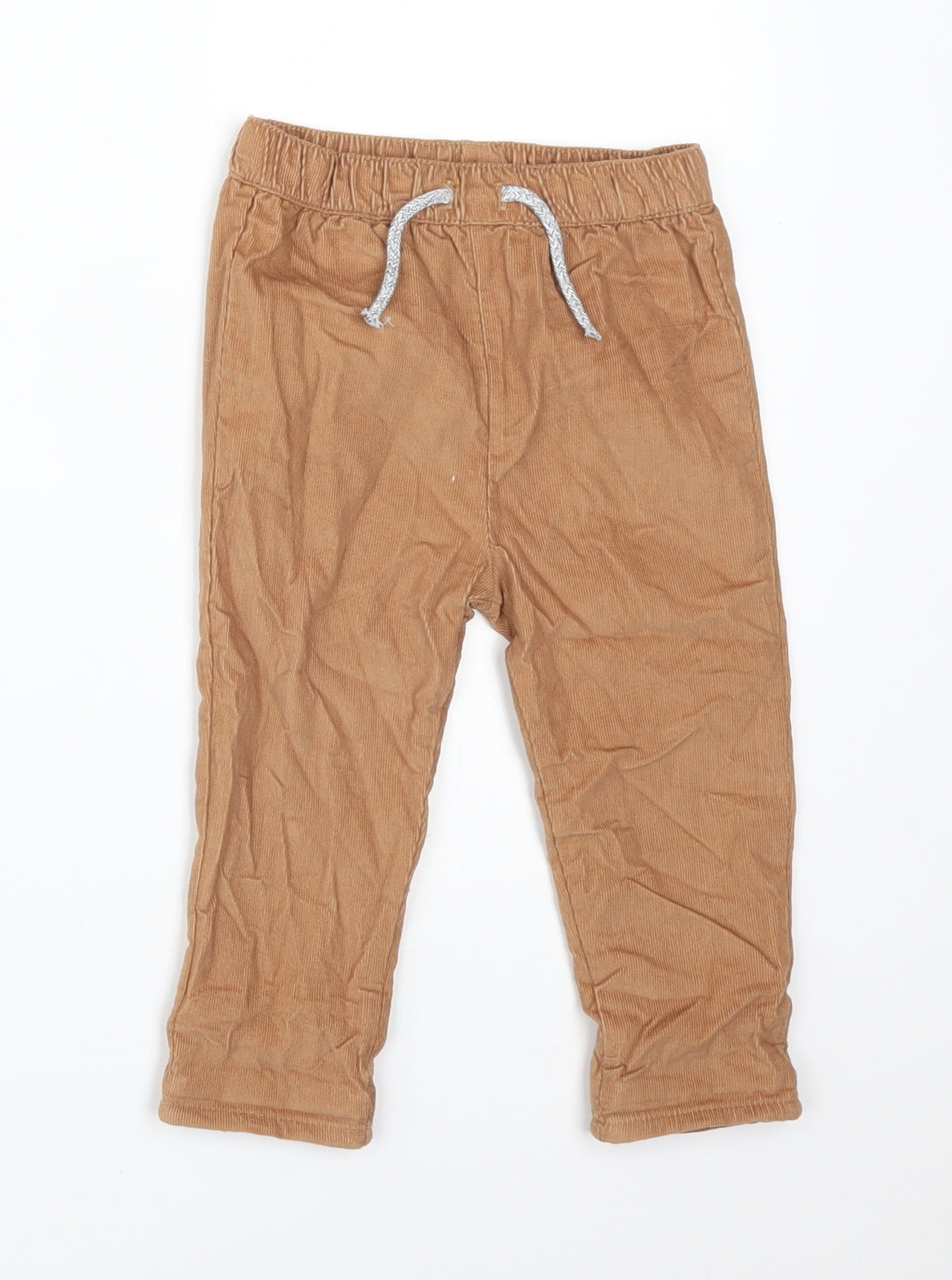 Nutmeg Boys Brown  Cotton  Trousers Size 9-12 Months