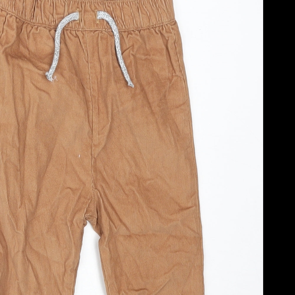 Nutmeg Boys Brown  Cotton  Trousers Size 9-12 Months