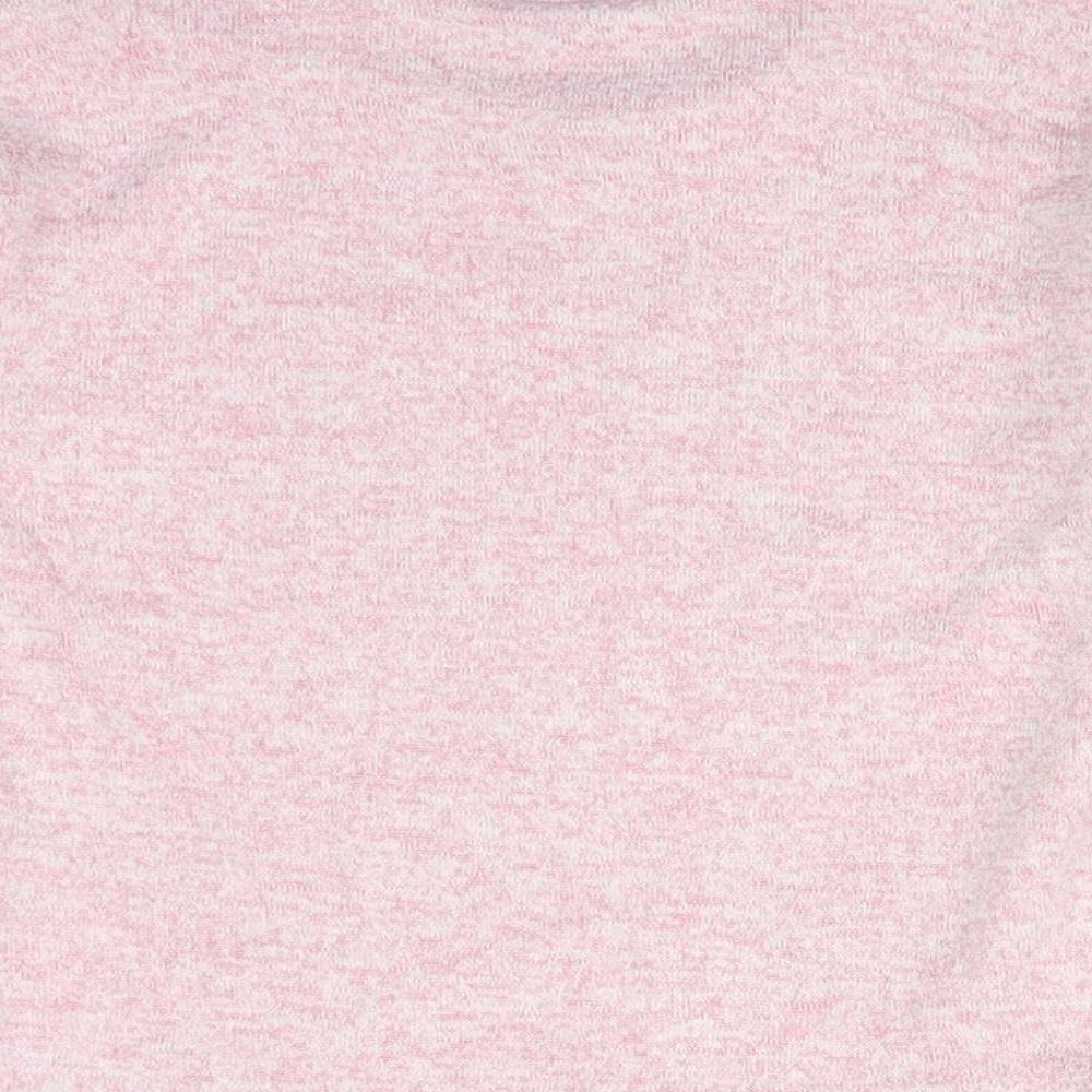 Primark Girls Pink  Viscose Basic T-Shirt Size 4-5 Years Round Neck  - TEAM UNICORN