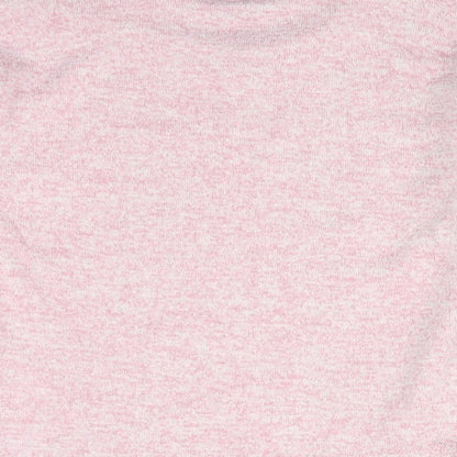 Primark Girls Pink  Viscose Basic T-Shirt Size 4-5 Years Round Neck  - TEAM UNICORN