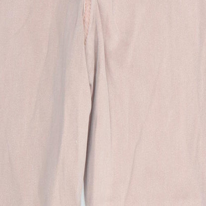 / Denim Womens Pink  Cotton Skinny Jeans Size 12 L26 in Regular  - Dusty Pink Freyed hems