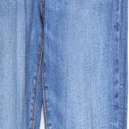 Denim Co Womens Blue  Cotton Skinny Jeans Size 10 L28 in Regular  - Mid Blue