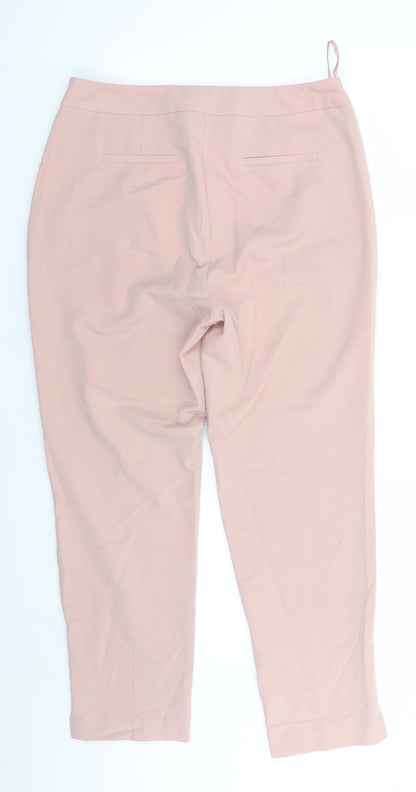 Womens UK Size 10 Florence and Fred Regular Fit Capri Pink Trousers