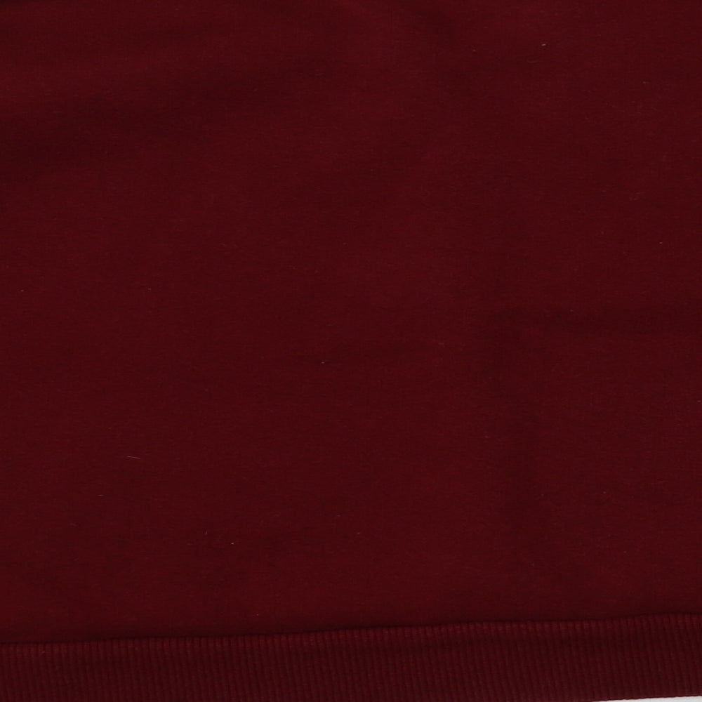 Matalan Girls Red  Cotton Pullover Sweatshirt Size 13 Years   - L.A.