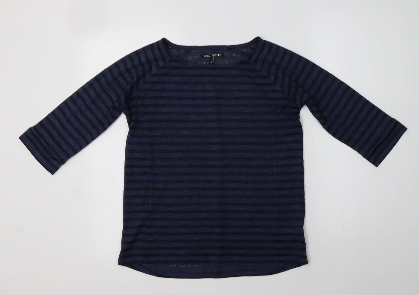 Womens UK Size 8 NEXT Blue Basic Blouse