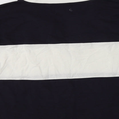 NEXT Womens Blue Striped Cotton Top Lounge Set Size 10