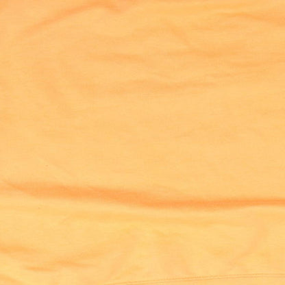 Primark Womens Orange  Polyester Pullover Sweatshirt Size M   - Soft Orange