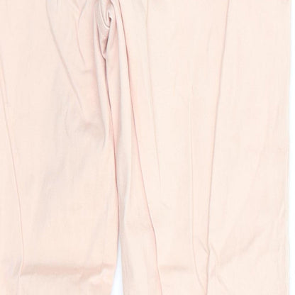 Casual Collection by F&F Womens Orange  Cotton Chino Trousers Size 8 L29 in Regular  - Peach in Colour