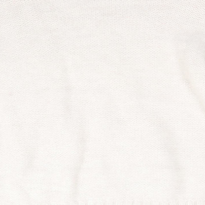 Primark Womens Ivory High Neck   Pullover Jumper Size M   - Pale pink Ivory mix