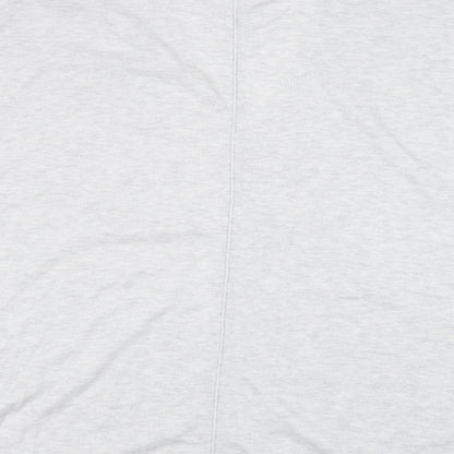 George Womens Grey V-Neck  Nylon Pullover Jumper Size XL