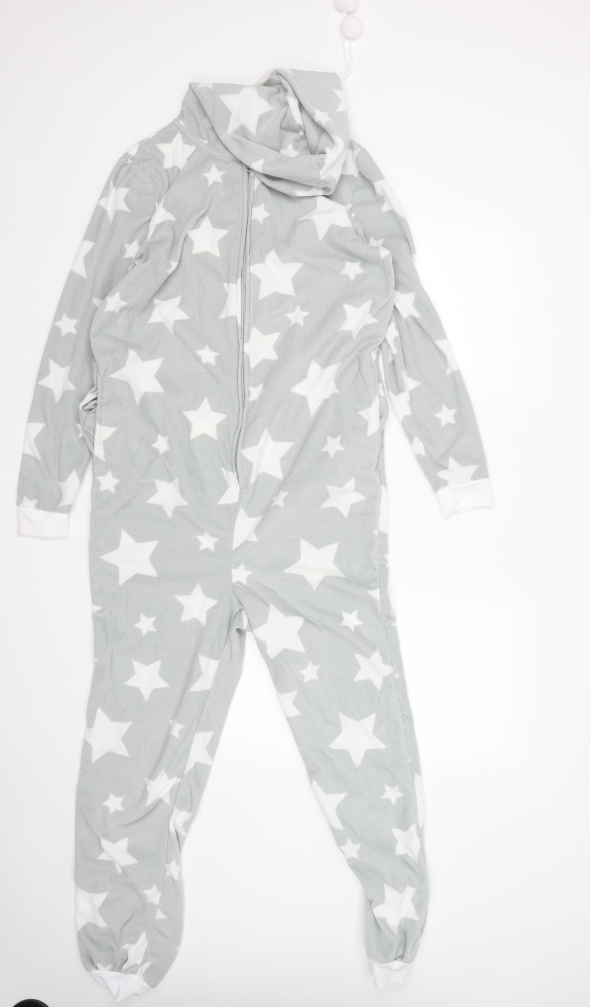 Additional front view of Studio women’s multicoloured polka dot polyester one piece, size UK 8