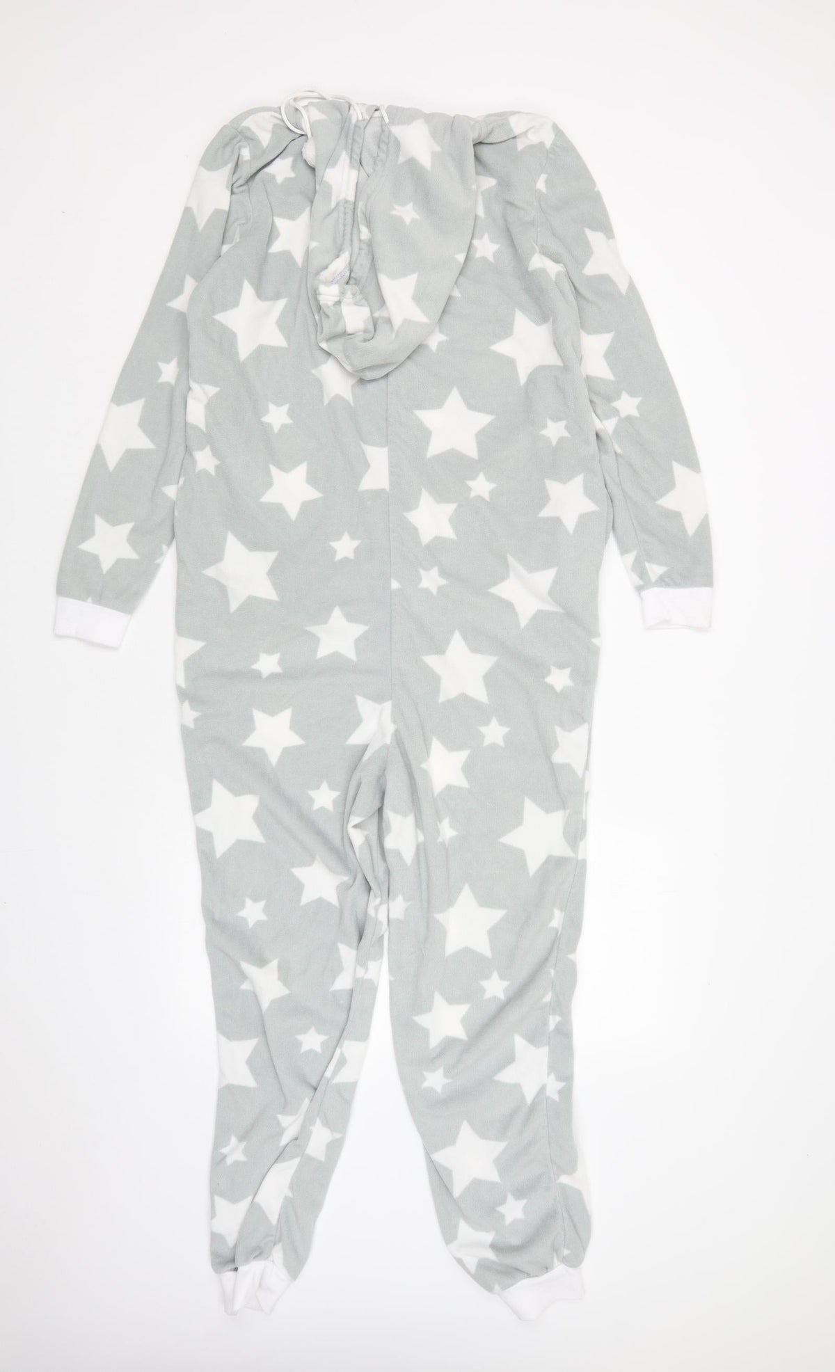 Back view of Studio women’s multicoloured polka dot polyester one piece, size UK 8
