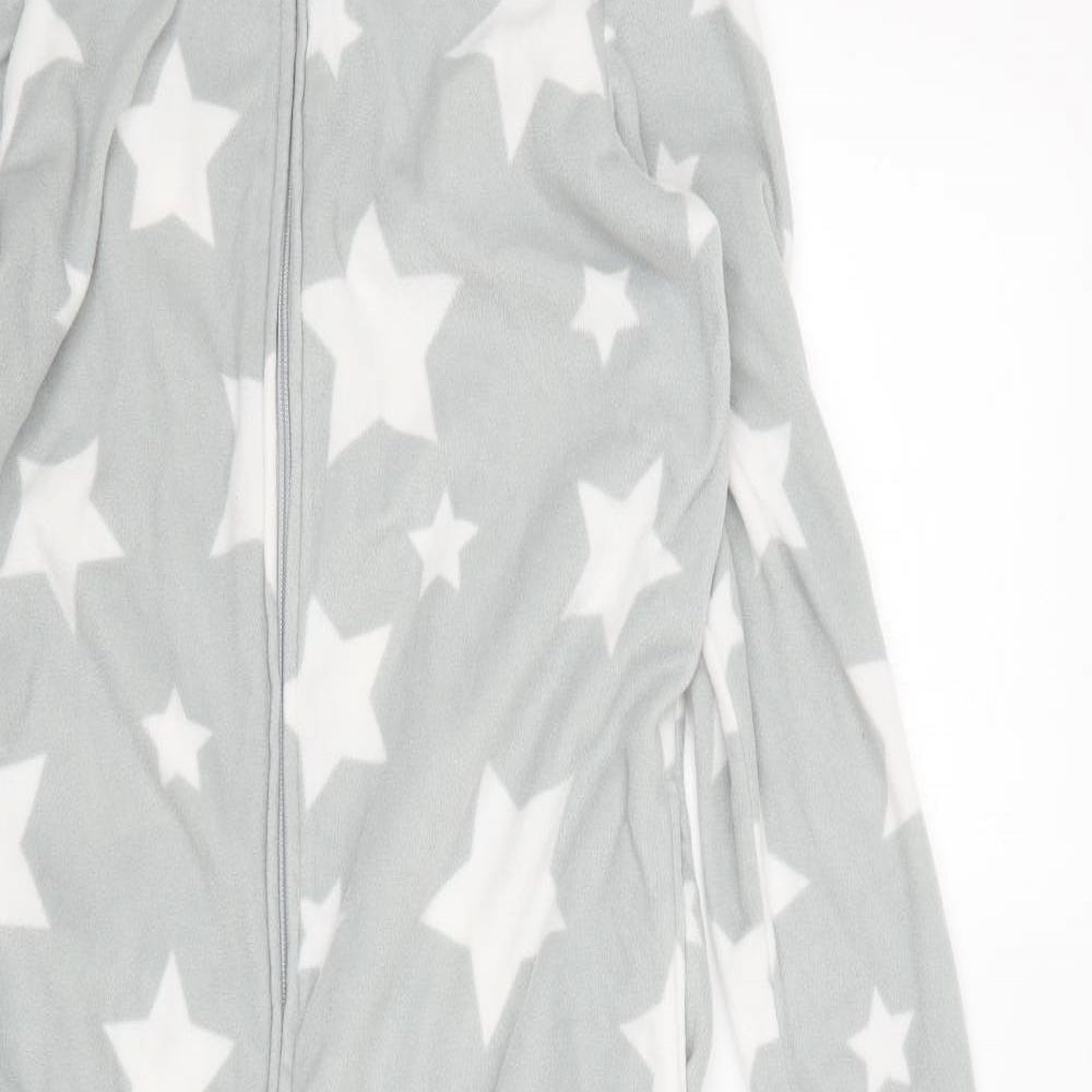 Close-up detail of Studio women’s multicoloured polka dot polyester one piece, size UK 8