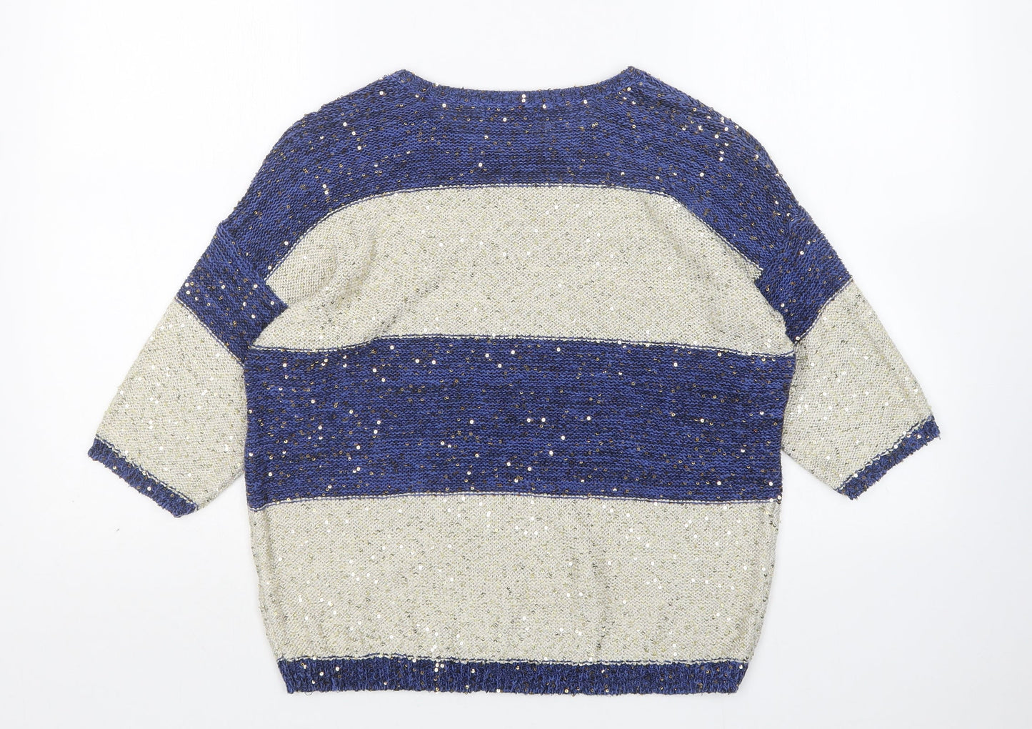 Womens UK Size 8 River Island Multicoloured Pullover Jumper
