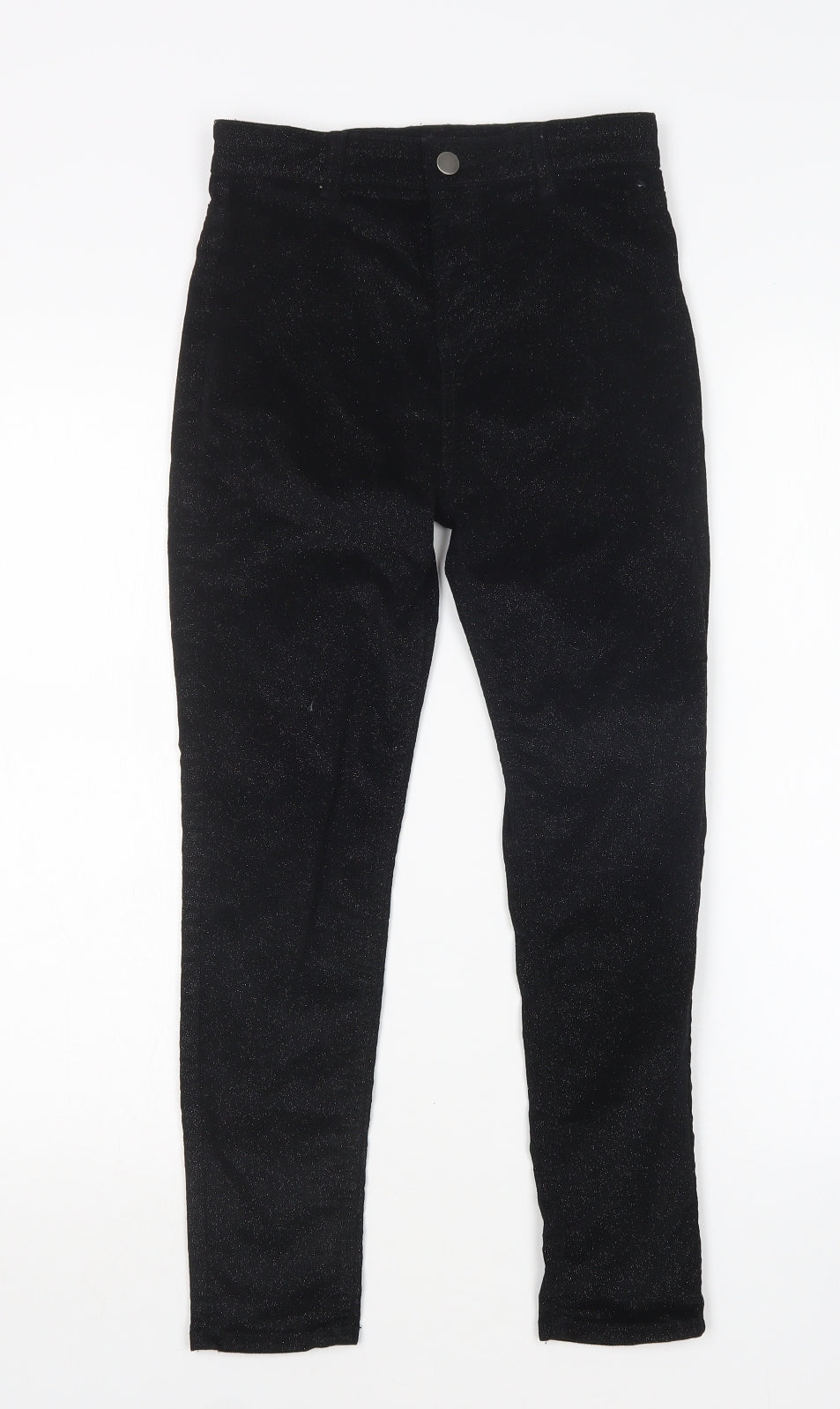 Denim Co Girls Black  Cotton Skinny Jeans Size 11-12 Years  Regular