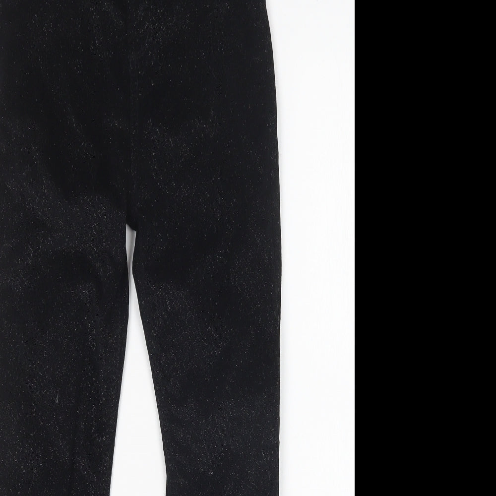 Denim Co Girls Black  Cotton Skinny Jeans Size 11-12 Years  Regular