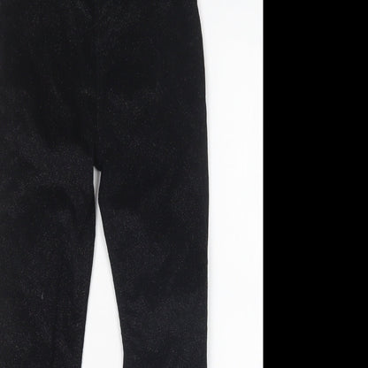 Denim Co Girls Black  Cotton Skinny Jeans Size 11-12 Years  Regular