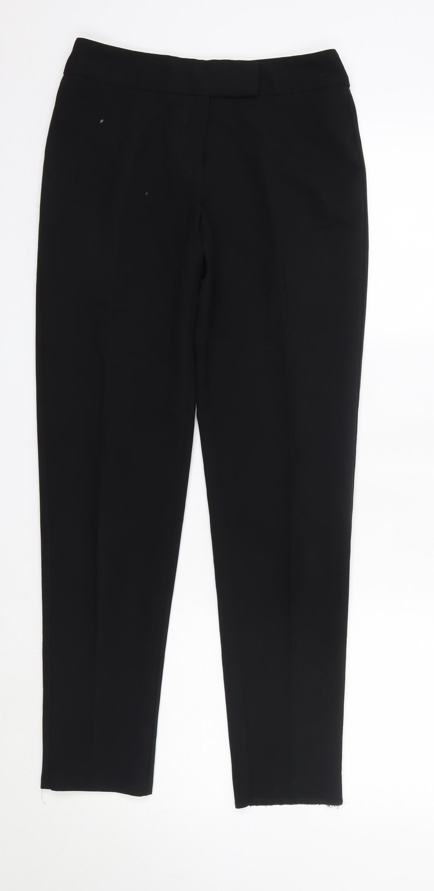 George Womens Black  Polyester Dress Pants Trousers Size 8 L28 in Regular