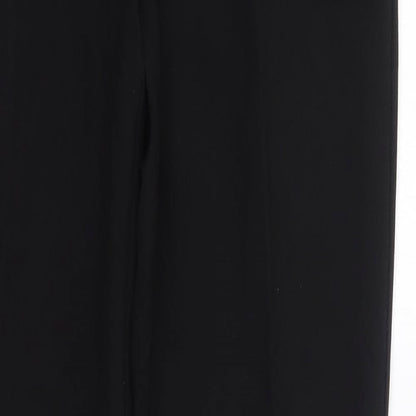 George Womens Black  Polyester Dress Pants Trousers Size 8 L28 in Regular