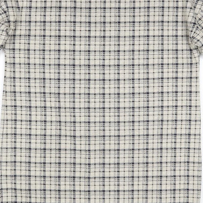 Primark Womens Multicoloured Check Polyester T-Shirt Dress  Size 10  Round Neck