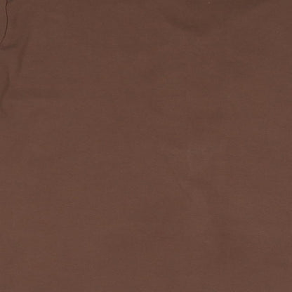 Womens UK Size 2XL M&S Brown Basic Blouse
