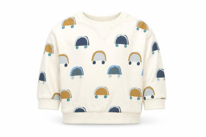 Front view of Marks & Spencer Baby Multicoloured Cotton jumper, size 0-3, Months