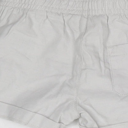 Primark Baby Grey  100% Cotton Cropped Trousers Size 0-3 Months