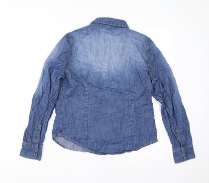 George Womens Blue   Jacket  Size 10  Snap