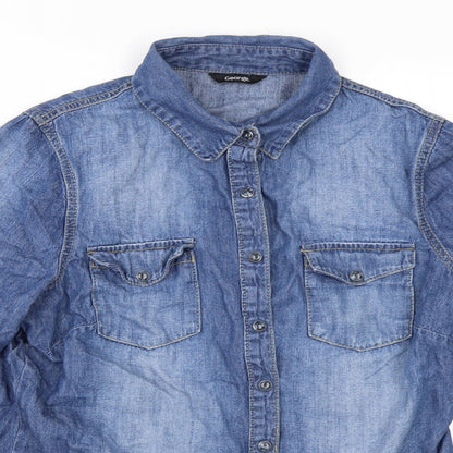 George Womens Blue   Jacket  Size 10  Snap