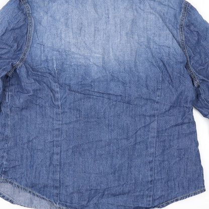 George Womens Blue   Jacket  Size 10  Snap