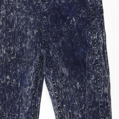 Select Womens Blue  Cotton Skinny Jeans Size 8 L28 in Regular