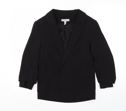 Womens UK Size 8 H&M Black Jacket